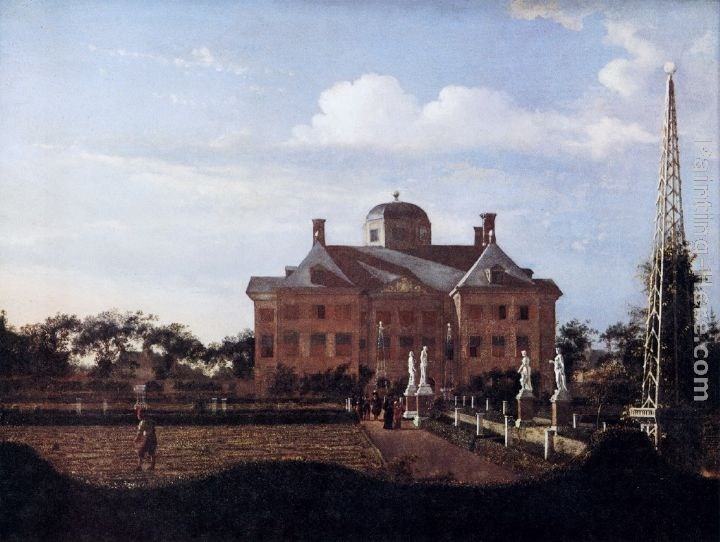 Jan van der Heyden The Huis ten Bosch at The Hague